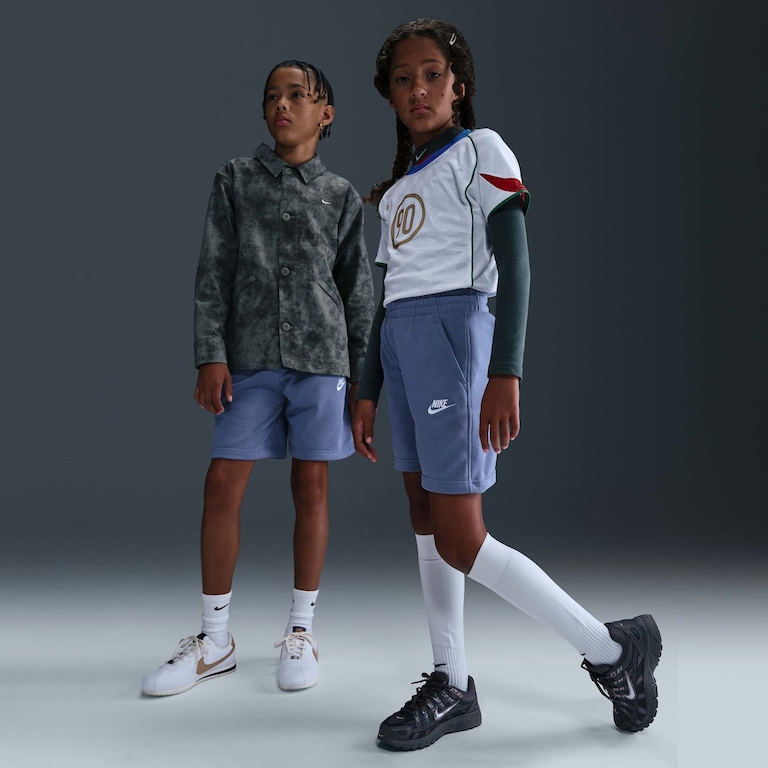 Shorts Nike Sportswear Club Fleece Infantil - Foto 1