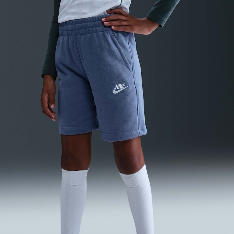 Shorts Nike Sportswear Club Fleece Infantil - Foto 3