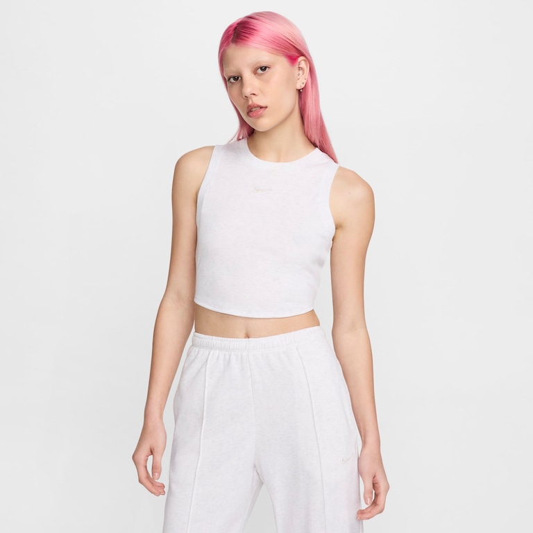 Regata Nike Sportswear Cropped Essentials Feminina - Foto 1