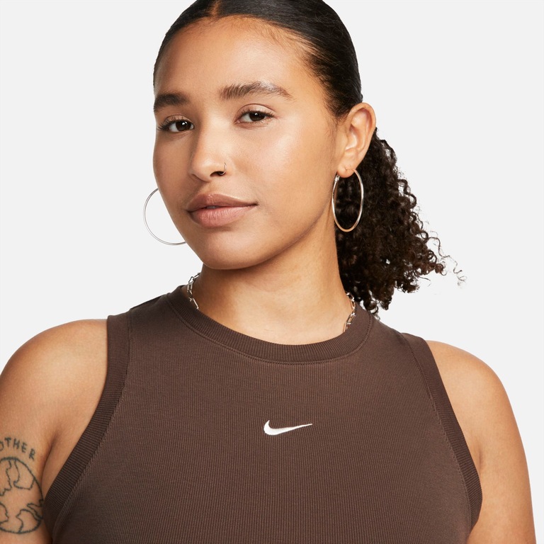 Regata Nike Sportswear Cropped Essentials Feminina - Foto 3