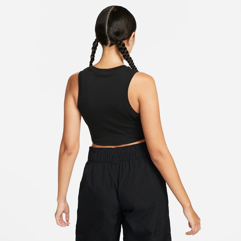 Regata Nike Sportswear Cropped Essentials Feminina - Foto 2