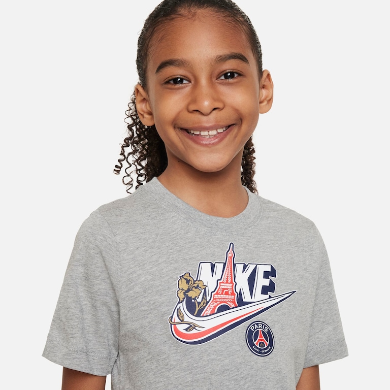 Camiseta Nike Paris Saint-Germain Infantil - Foto 3