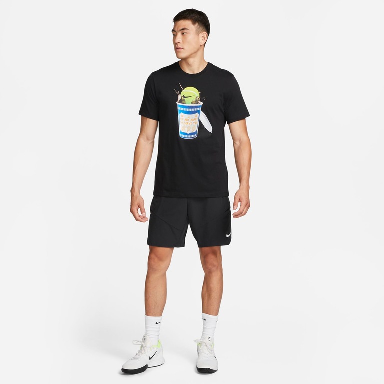 Camiseta Nike Court Heritage Masculina - Foto 4