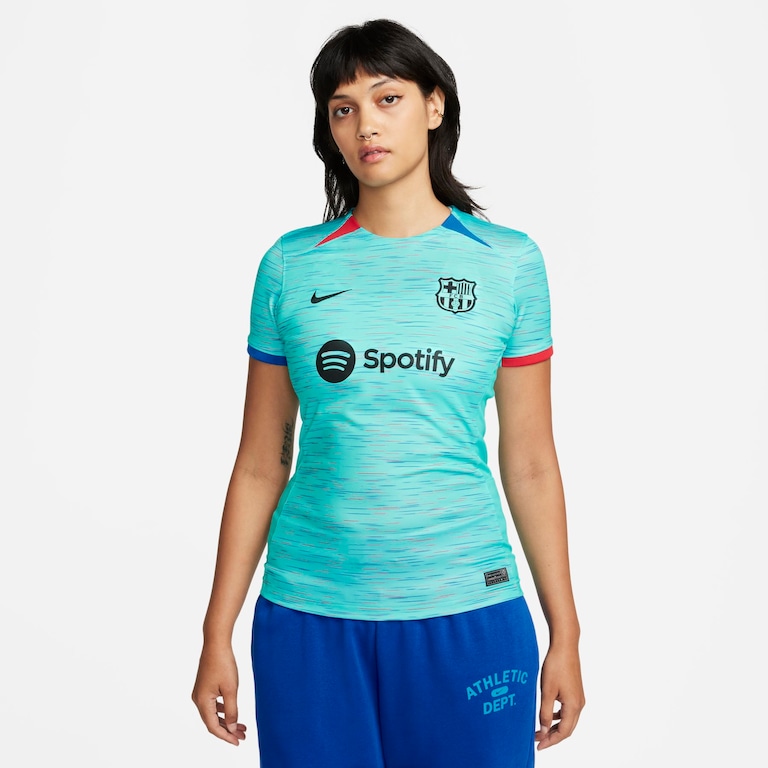 Camisa Nike Barcelona III 2023/24 Torcedora Pro Feminina - Foto 1