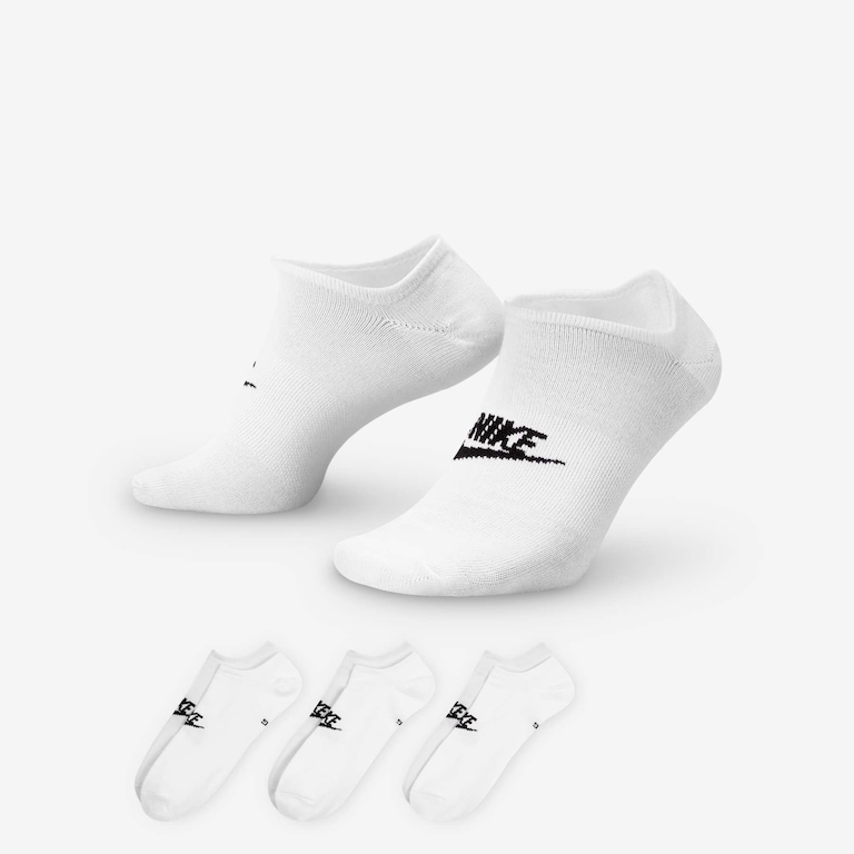 Meia Nike Sportswear Everyday Essentials (3 pares) Unissex - Foto 1
