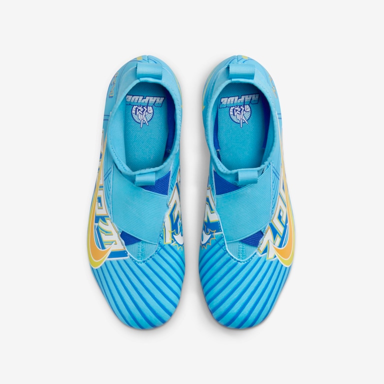 Chuteira Nike Zoom Mercurial Superfly 9 Academy KM Infantil Campo - Foto 4