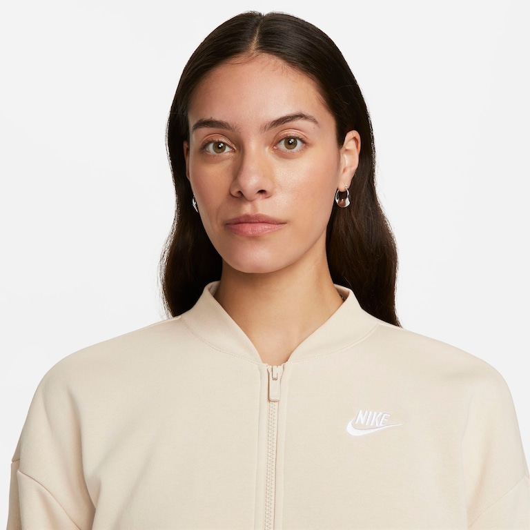 Jaqueta Nike Sportswear Club Fleece Feminina - Foto 3