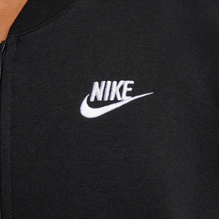 Jaqueta Nike Sportswear Club Fleece Feminina - Foto 5