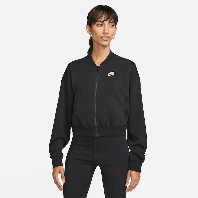 Jaqueta Nike Sportswear Club Fleece Feminina - Foto 1