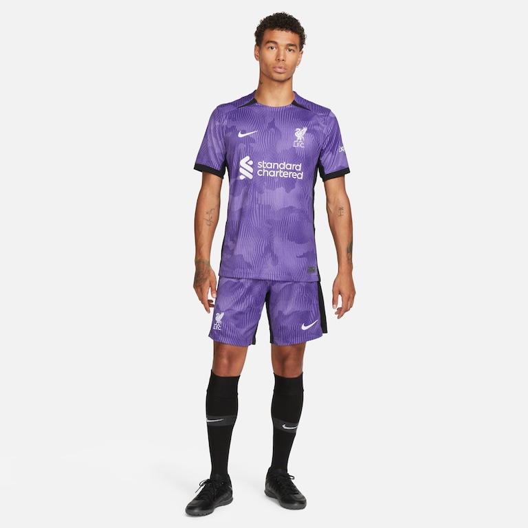 Camisa Nike Liverpool III 2023/24 Torcedor Pro Masculina - Foto 9