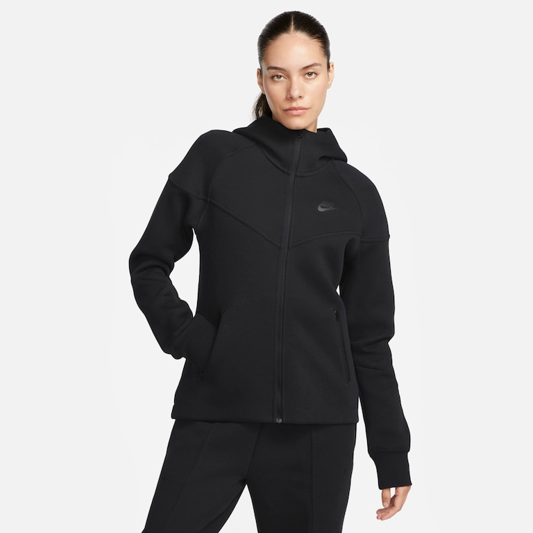 Jaqueta Nike Sportswear Tech Fleece Windrunner Feminina - Foto 1