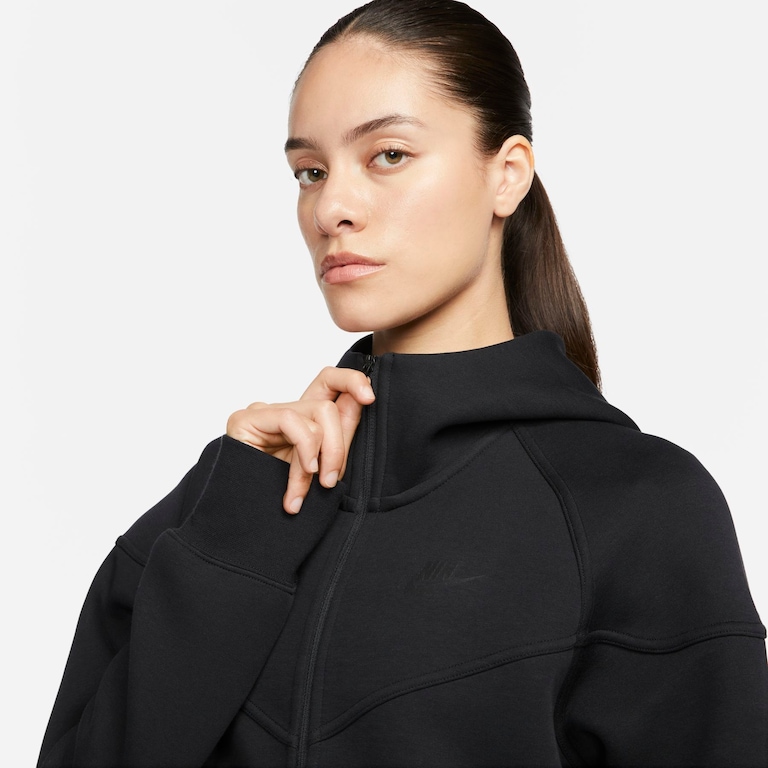 Jaqueta Nike Sportswear Tech Fleece Windrunner Feminina - Foto 3