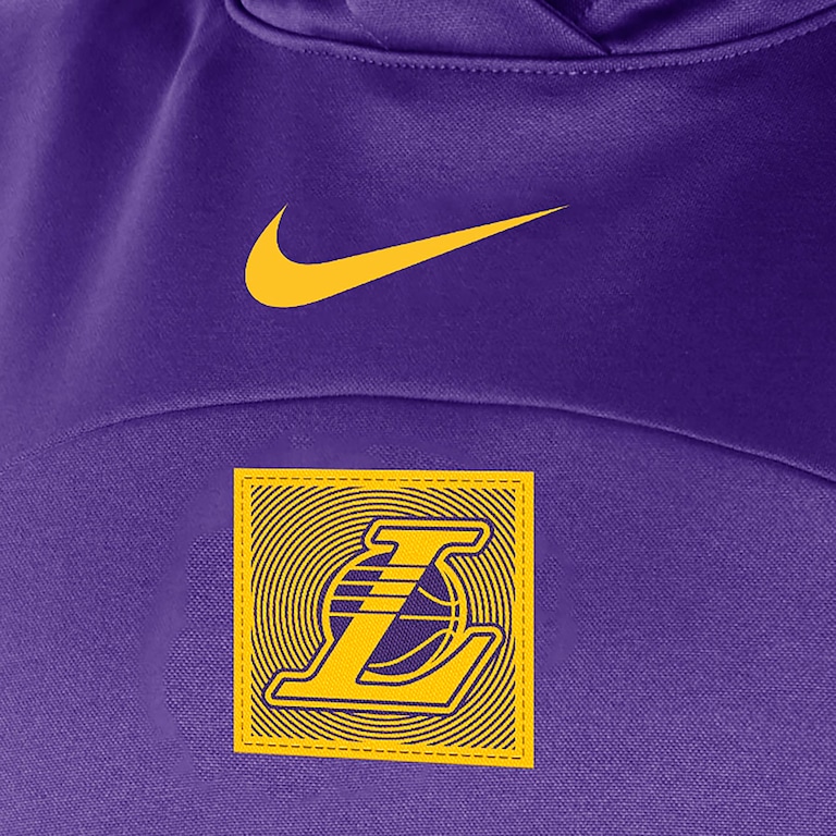 Blusão Nike Therma-FIT NBA Los Angeles Lakers Masculino - Foto 3