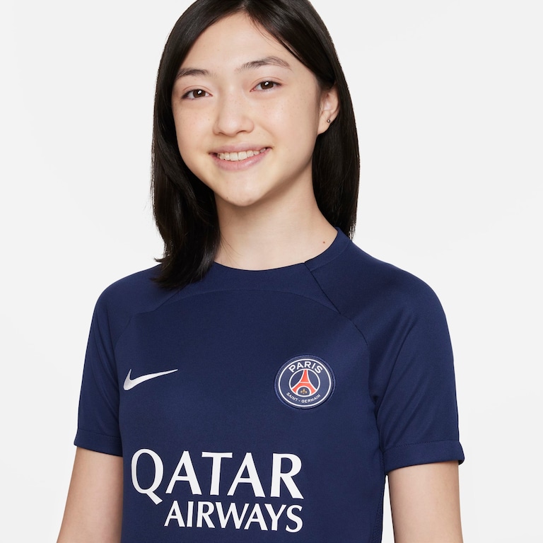 Camiseta Nike Dri-FIT Academy Pro PSG Infantil - Foto 3