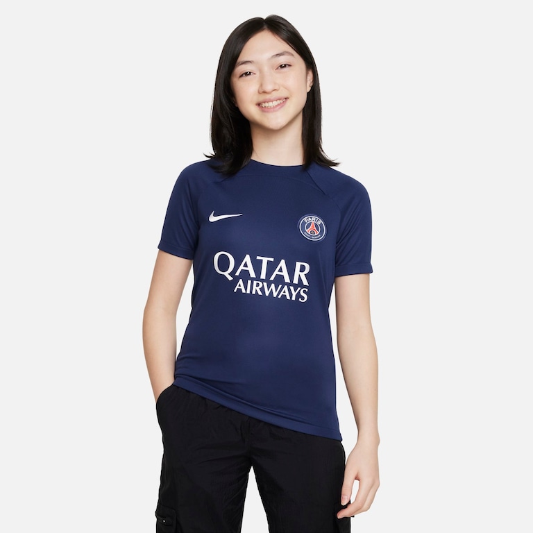 Camiseta Nike Dri-FIT Academy Pro PSG Infantil - Foto 1