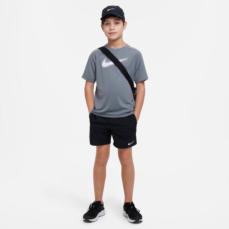 Camiseta Nike Dri-FIT Multi+ Graphic Infantil - Foto 3