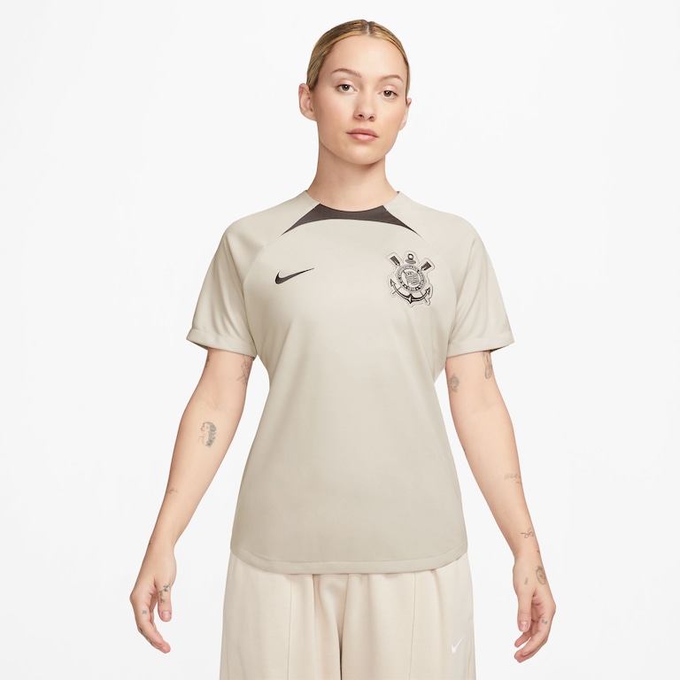 Camiseta Nike Corinthians Treino 2024 Academy Pro Feminina - Foto 1