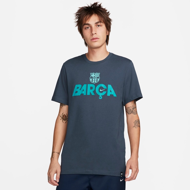 Camiseta Nike Barcelona Mercurial Masculina - Foto 1