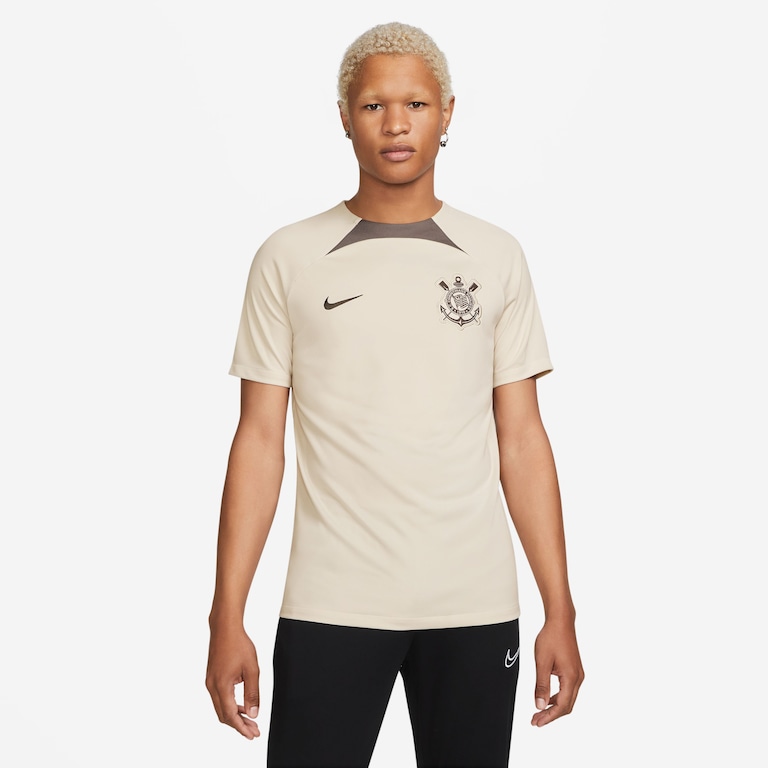 Camiseta Nike Corinthians Treino 2024 Academy Pro Masculina - Foto 1