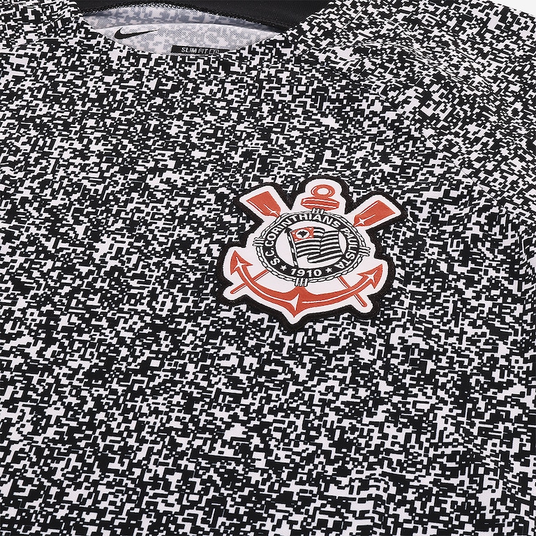 Camiseta Nike Corinthians Pré-Jogo 2024 Academy Pro Feminina - Foto 6