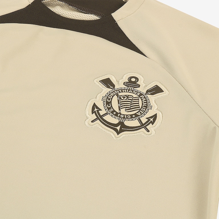 Camiseta Nike Corinthians Treino 2024 Academy Pro Infantil - Foto 6