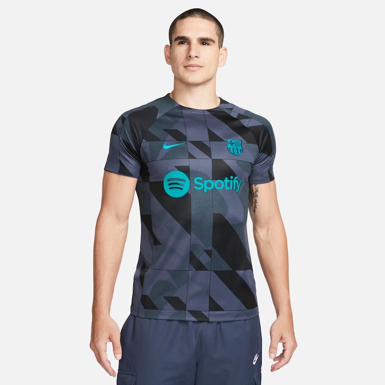 Camiseta Nike Barcelona Pré-Jogo III Masculina - Foto 1