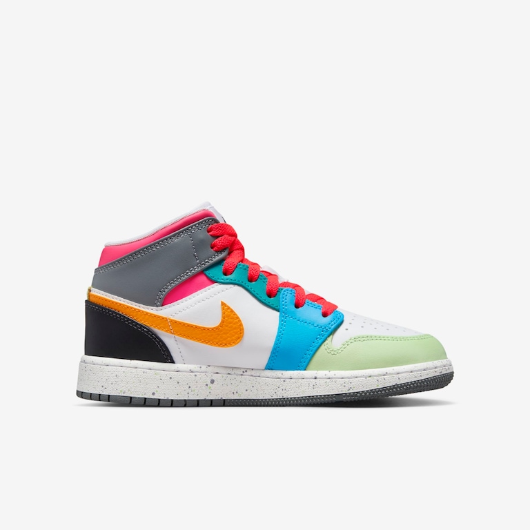 Tênis Air Jordan 1 Mid Infantil - Foto 3