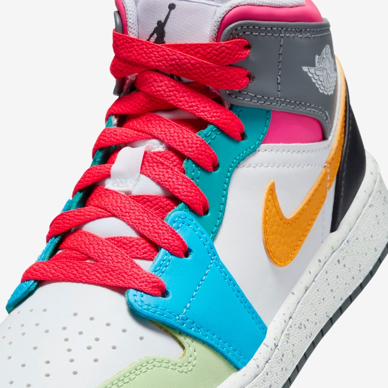 Tênis Air Jordan 1 Mid Infantil - Foto 7