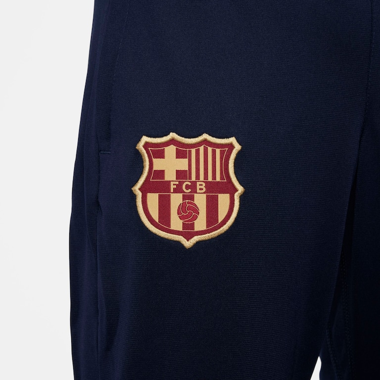 Agasalho Nike Barcelona Strike Infantil - Foto 10