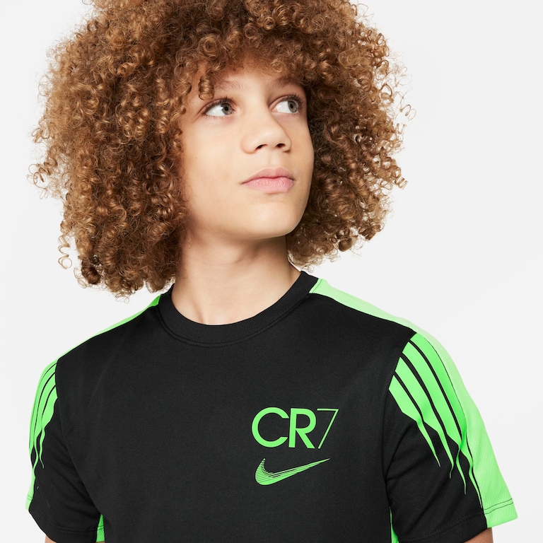 Camiseta Nike Dri-FIT CR7 Academy 23 Infantil - Foto 3