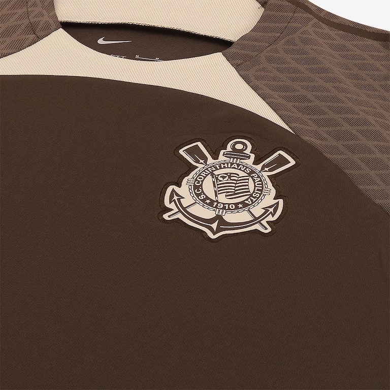 Camiseta Nike Corinthians Treino 2024 Strike Masculina - Foto 3