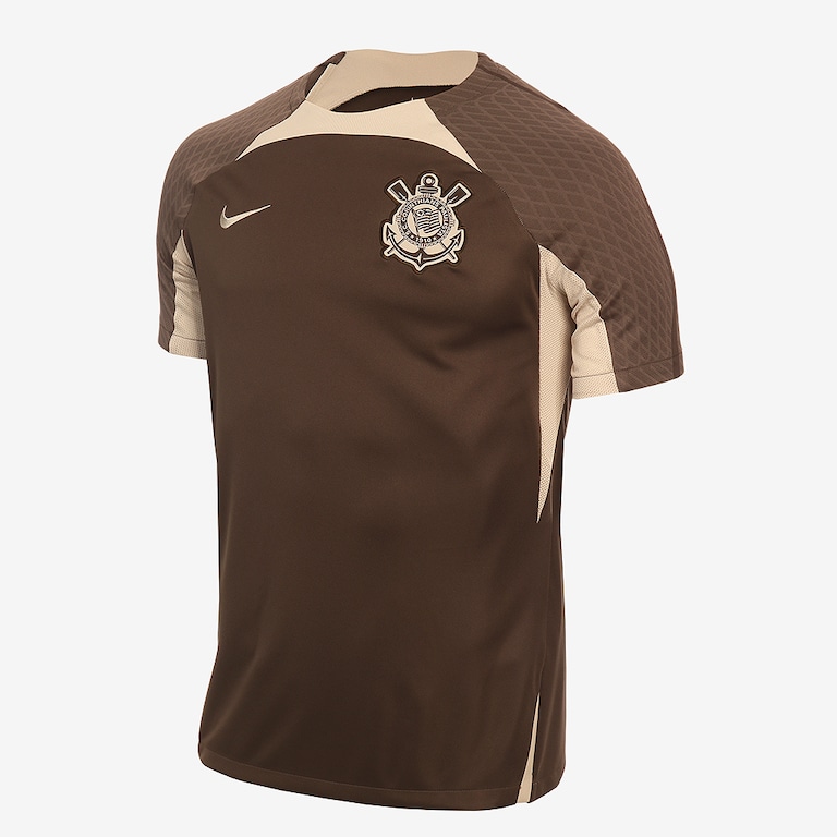 Camiseta Nike Corinthians Treino 2024 Strike Masculina - Foto 1