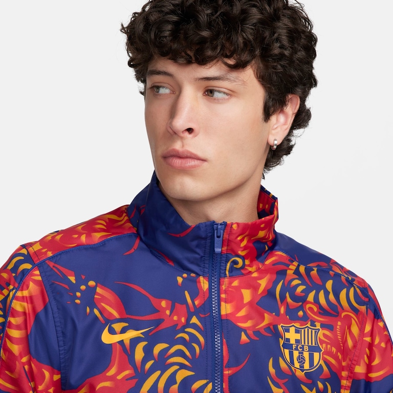 Agasalho Nike Sportswear Barcelona Strike Masculino - Foto 3