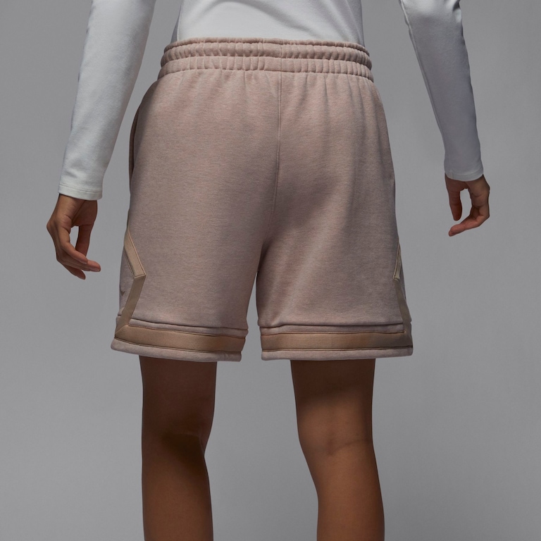 Shorts Jordan Flight Fleece Diamond Feminino - Foto 3