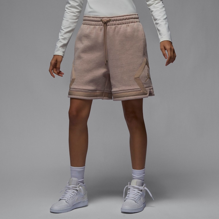 Shorts Jordan Flight Fleece Diamond Feminino - Foto 1