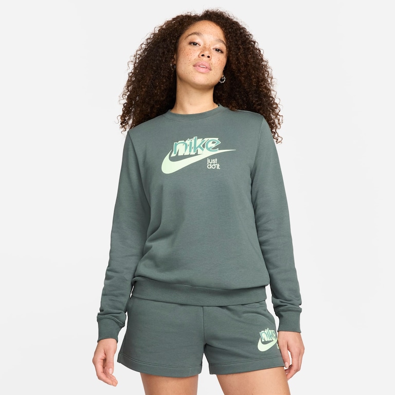 Blusão Nike Sportswear Club Fleece Feminino - Foto 1