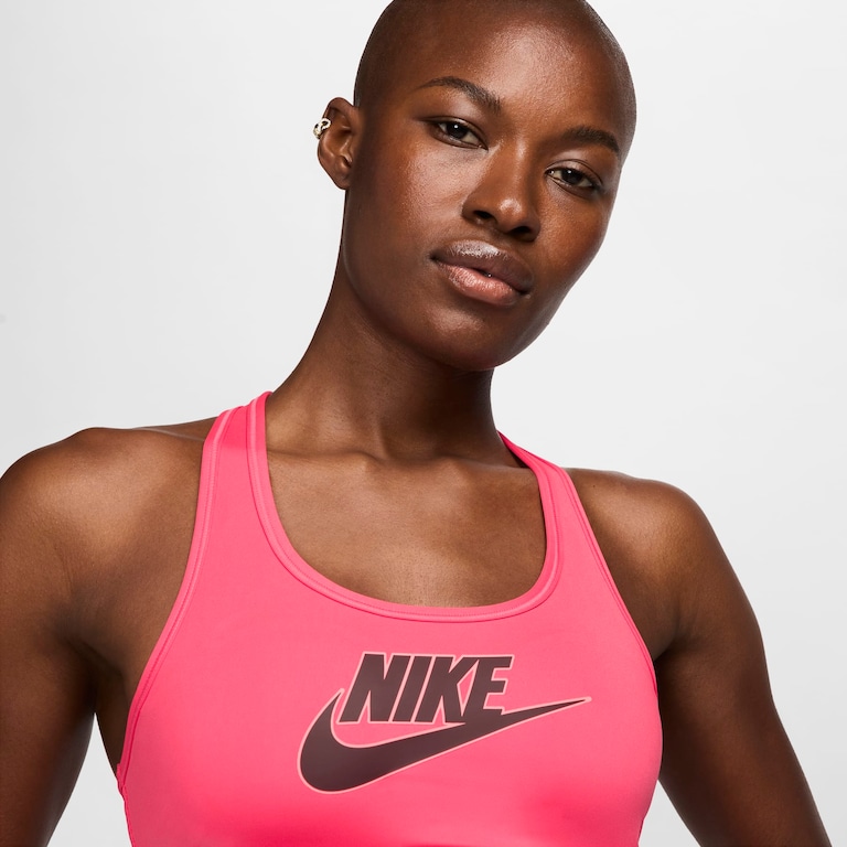 Top Nike Swoosh Futura Feminino - Foto 3