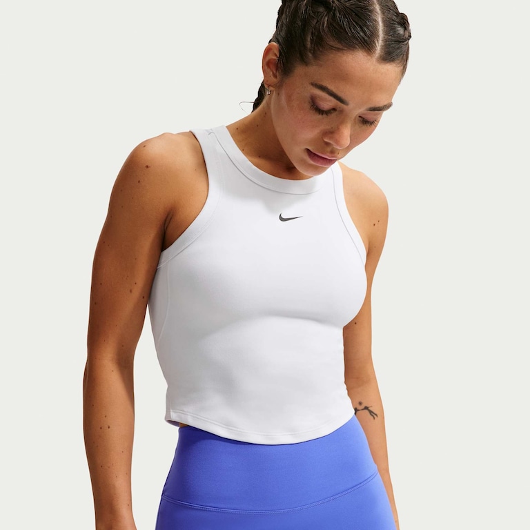 Regata Nike Dri-FIT One Cropped Feminina - Foto 1