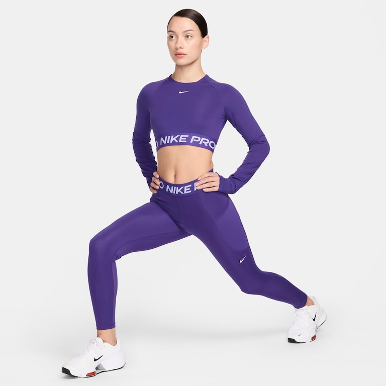 Camiseta Nike Pro 365 Cropped Feminino - Foto 6