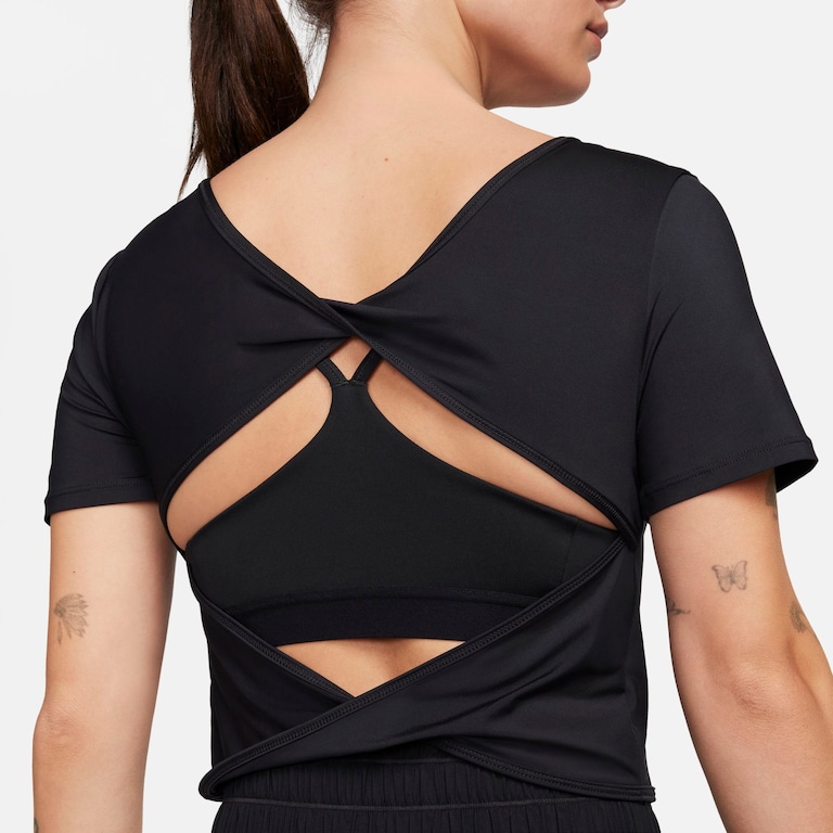 Camiseta Nike Dri-FIT One Cropped Feminina - Foto 6