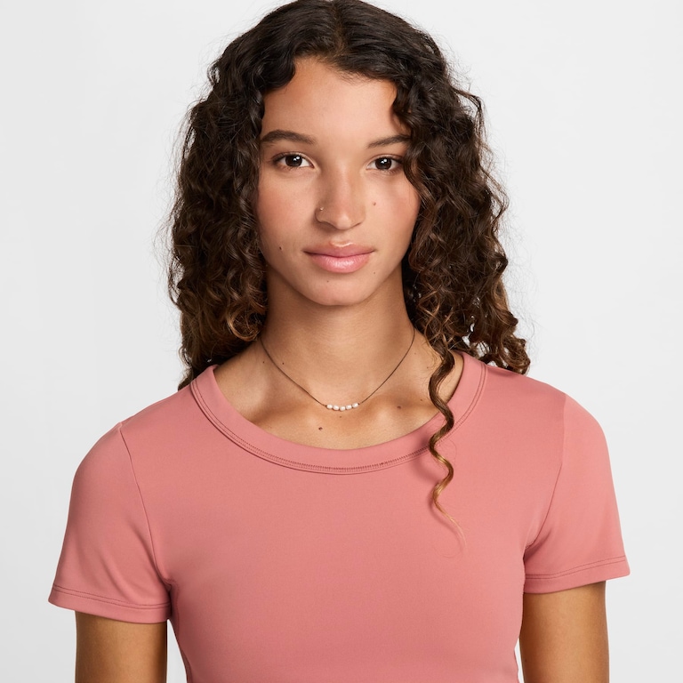 Camiseta Nike Dri-FIT One Cropped Feminina - Foto 3