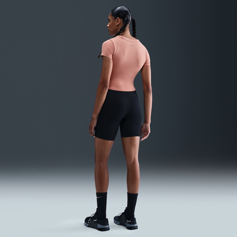 Camiseta Nike Dri-FIT One Cropped Feminina - Foto 5