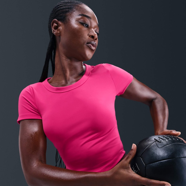 Camiseta Nike Dri-FIT One Cropped Feminina - Foto 3