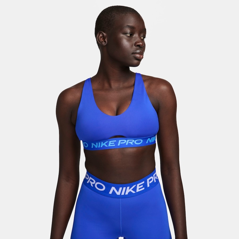 Top Nike Pro Indy Plunge Feminino - Foto 1