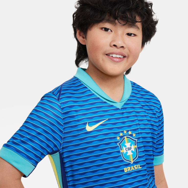 Camisa Nike Brasil II 2024/25 Torcedor Pro Infantil - Foto 2