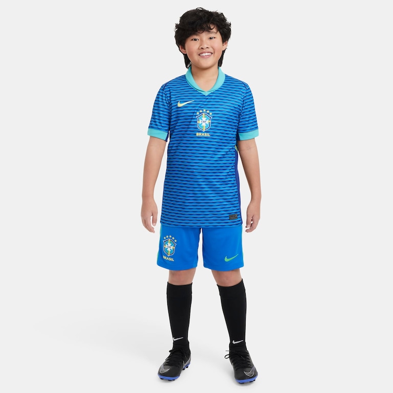 Camisa Nike Brasil II 2024/25 Torcedor Pro Infantil - Foto 4