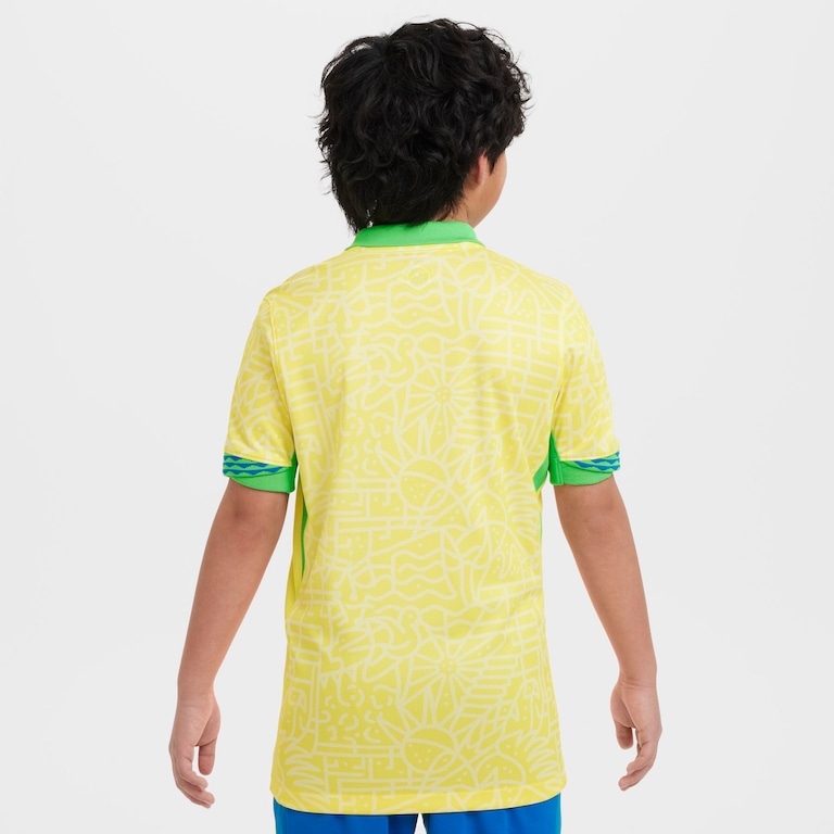 Camisa Nike Brasil I 2024/25 Torcedor Pro Infantil - Foto 2