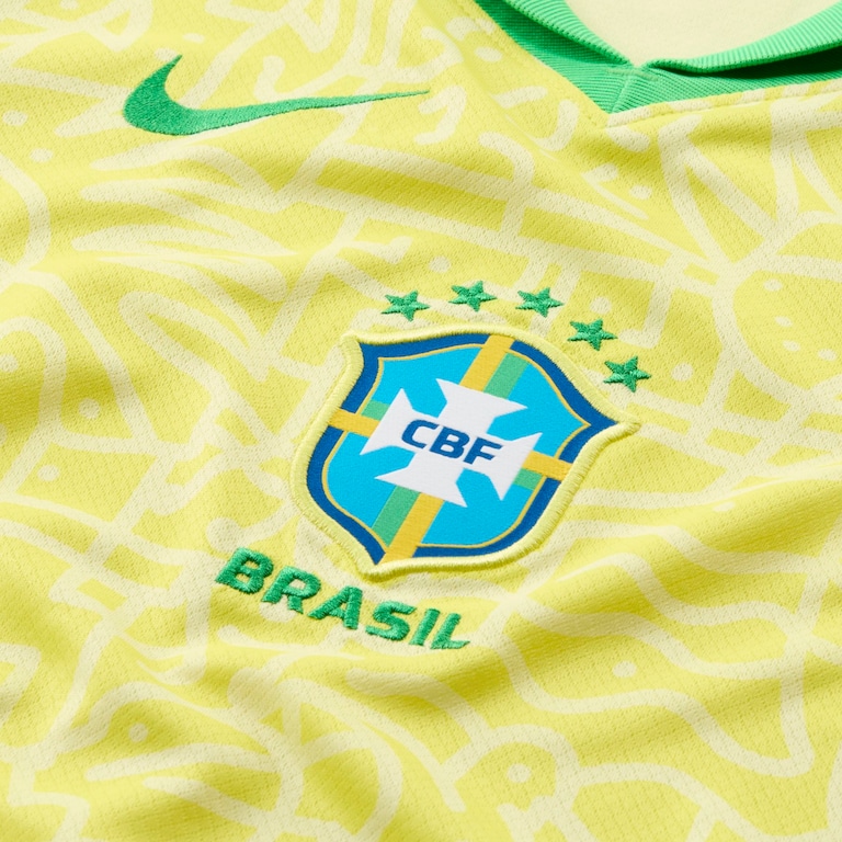 Camisa Nike Brasil I 2024/25 Torcedor Pro Infantil - Foto 6