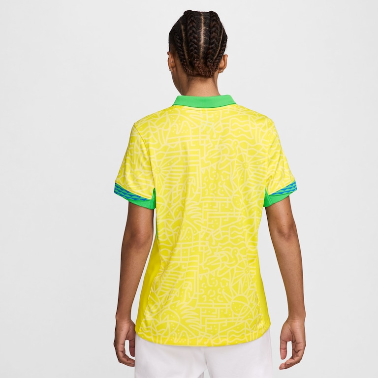 Camisa Nike Seleção Brasileira Feminina I 2024/25 Torcedora Pro Feminina - Foto 2