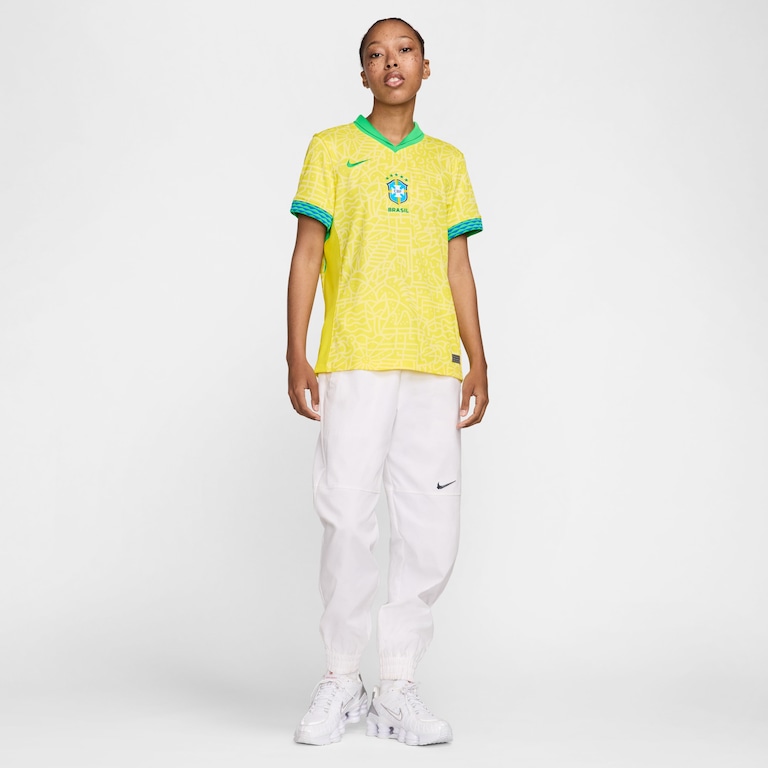 Camisa Nike Seleção Brasileira Feminina I 2024/25 Torcedora Pro Feminina - Foto 8